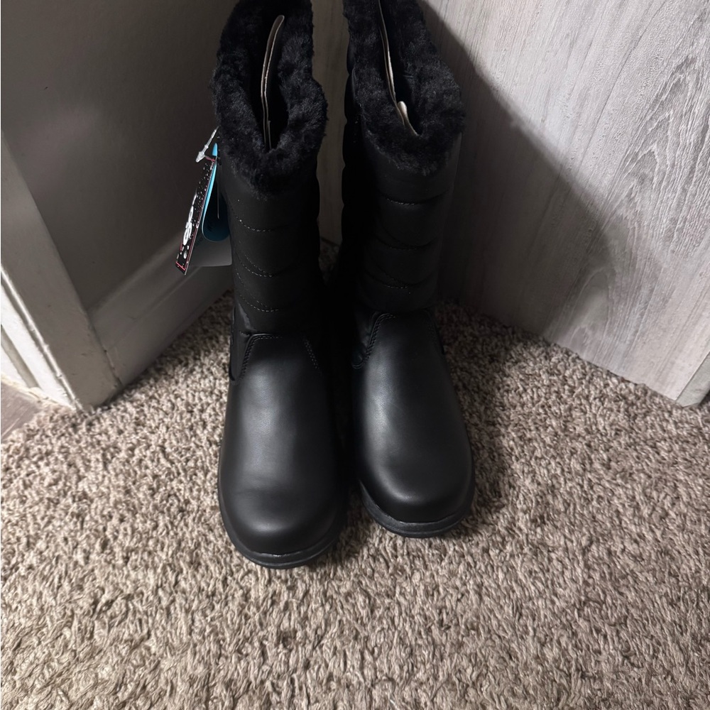 totes Black Winter & Rain Boots